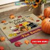 Arkansas Razorbacks NCAA Fall Pumpkin Are You Ready For Some Football Personalized Doormat