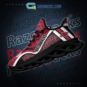 Arkansas Razorbacks NCAA Clunky Sneakers Max Soul Shoes