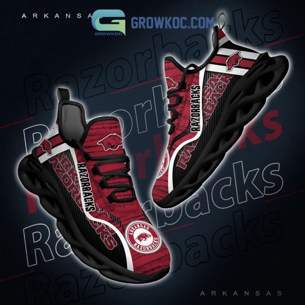 Arkansas Razorbacks NCAA Clunky Sneakers Max Soul Shoes