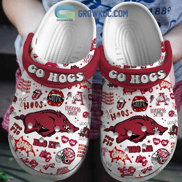 Arkansas Razorbacks NCAA Go Hogs Clogs Crocs