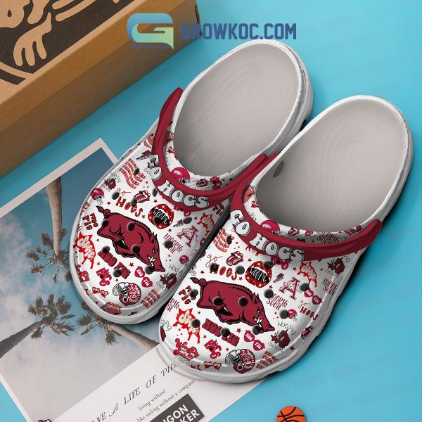 Arkansas Razorbacks NCAA Go Hogs Clogs Crocs