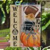 Arkansas State Red Wolves NCAA Welcome Fall Pumpkin House Garden Flag