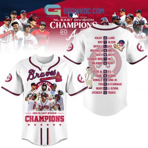 Atlanta Braves 2023 NL East Division Champions Baseball Jersey