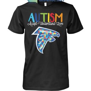 Atlanta Falcons NFL Autism Awareness Accept Understand Love Shirt