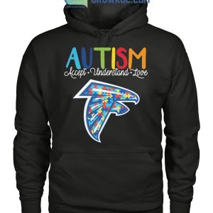 Atlanta Falcons NFL Autism Awareness Accept Understand Love Shirt