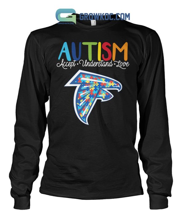 Atlanta Falcons NFL Autism Awareness Accept Understand Love Shirt