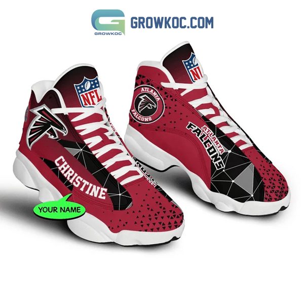 Atlanta Falcons NFL Personalized Air Jordan 13 Sport Shoes