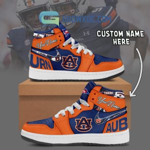 Auburn Tigers NCAA Personalized Air Jordan 1 Shoes