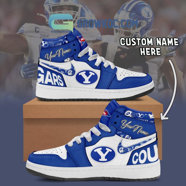 BYU Cougars NCAA Personalized Air Jordan 1 Shoes