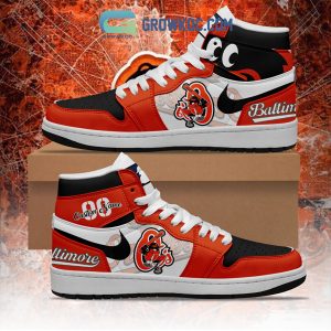 Baltimore Orioles MLB Personalized Air Jordan 1 Shoes