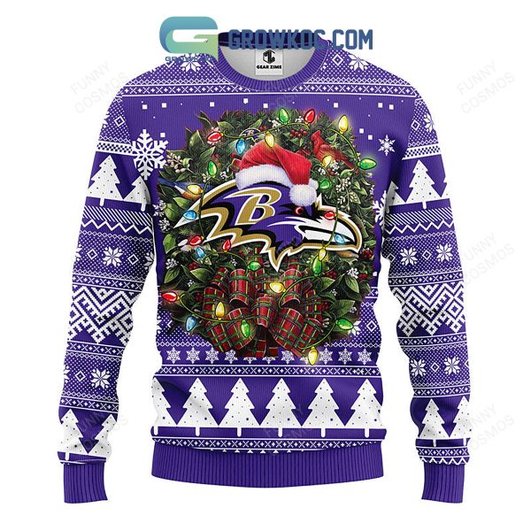 Baltimore Ravens Christmas Ugly Sweater