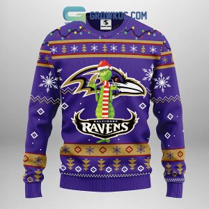 Baltimore Ravens Logos American Football Snoopy Dog Christmas Ugly Sweater  - Best Seller Shirts Design In Usa