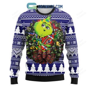 Baltimore Ravens Christmas Grinch Ugly Christmas Sweater Ravens