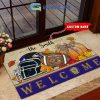 Buffalo Bills NFL Welcome Fall Pumpkin Personalized Doormat