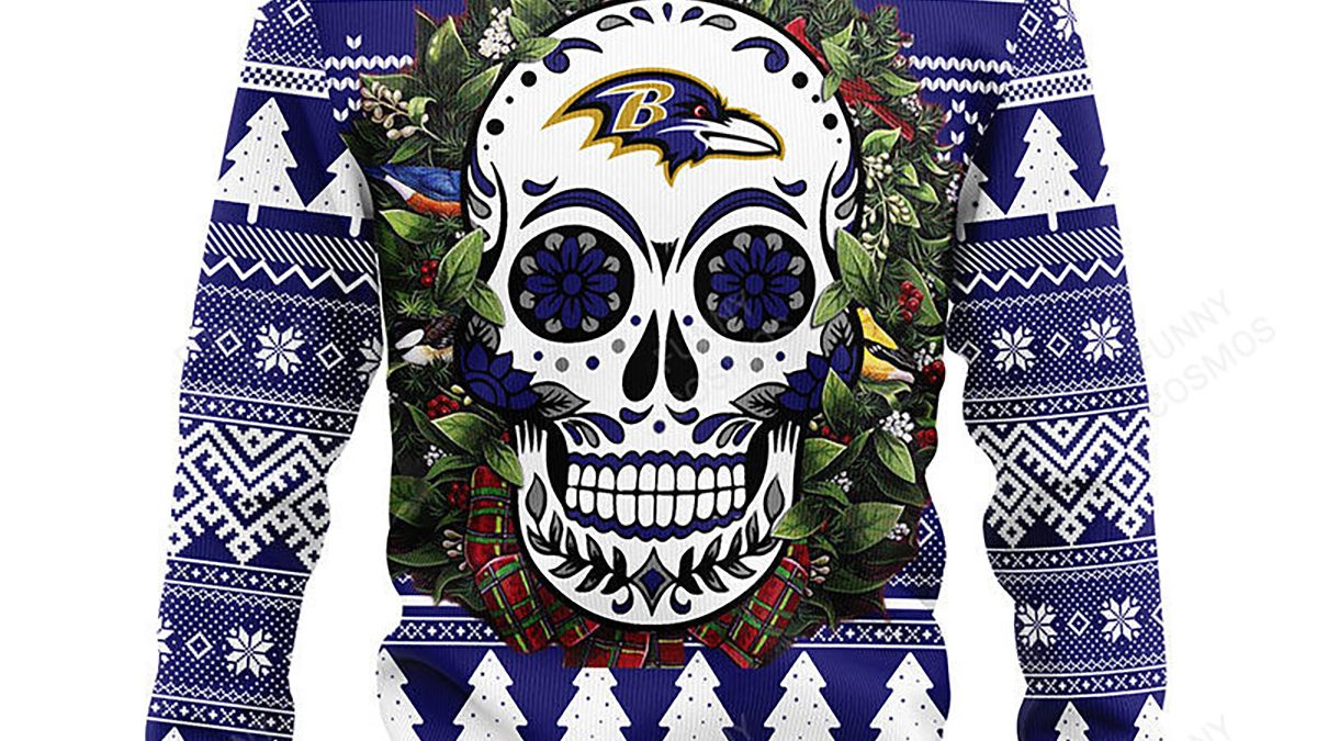 NFL Fans Denver Broncos Grateful Dead Logo Ugly Christmas Sweater