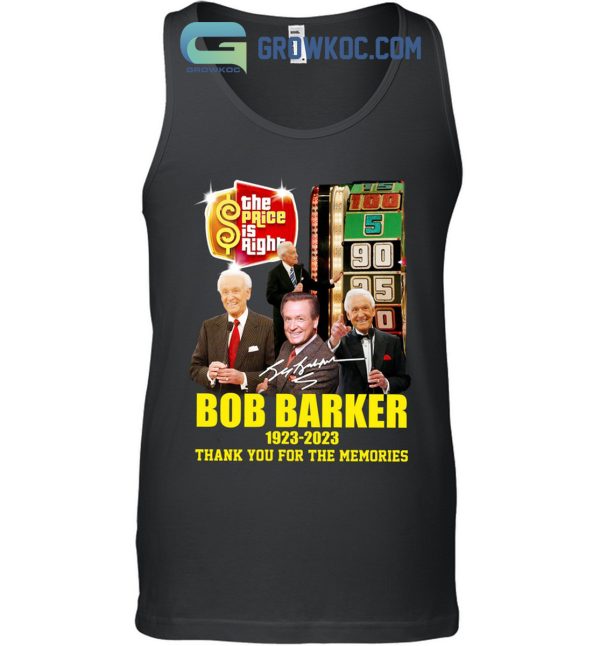 Bob Barker 1923 2023 Thanks For The Memories T Shirt