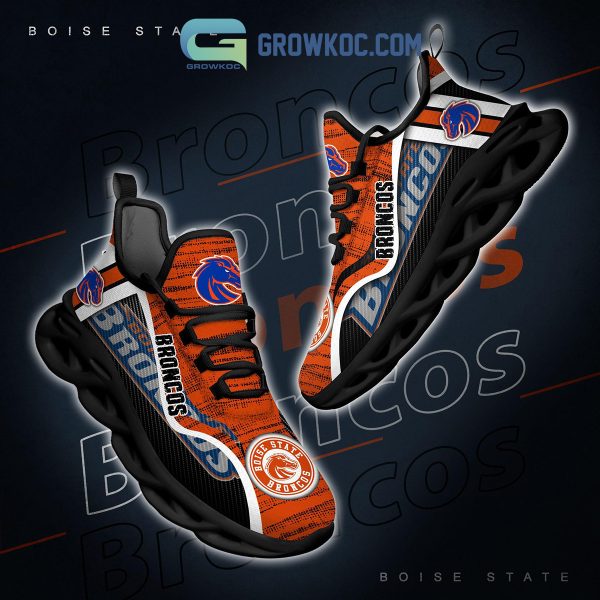 Boise State Broncos NCAA Clunky Sneakers Max Soul Shoes