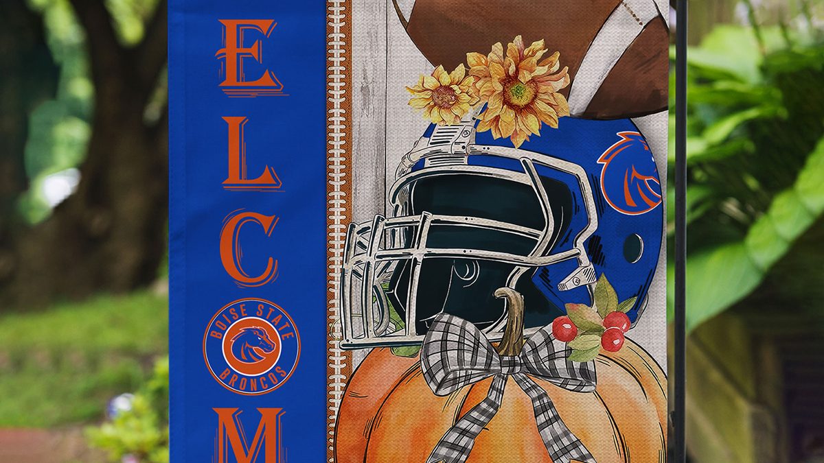 Denver Broncos NFL Welcome Fall Pumpkin Personalized House Garden Flag -  Growkoc