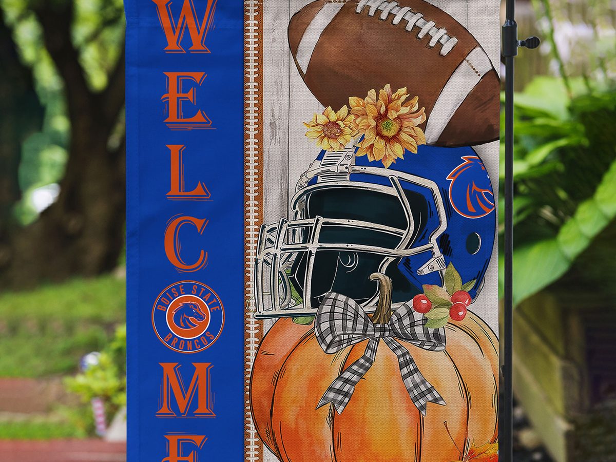 Denver Broncos NFL Welcome Fall Pumpkin Personalized House Garden Flag -  Growkoc