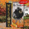 Arizona Coyotes NHL Welcome Fall Pumpkin Personalized House Garden Flag