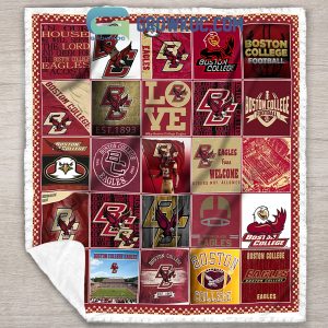 Boston College Eagles NCAA Collection Design Fleece Blanket Quilt