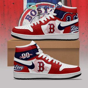 Boston Red Sox MLB Personalized Air Jordan 1 Shoes