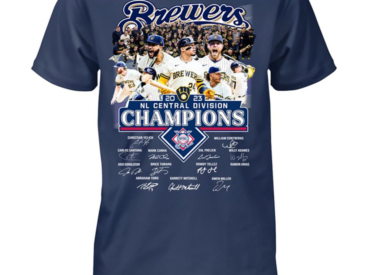 Just A Woman Who Loves Milwaukee Brewers 2023 Signatures Shirt