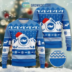 Brighton & Hove Albion Christmas 3d Ugly Sweater