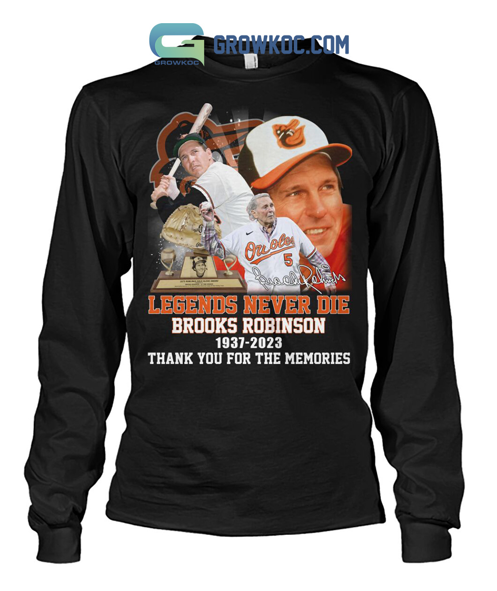 Baltimore baseball legend Brooks Robinson dies at 86 RIP 1937 - 2023 T-Shirt  - Roostershirt