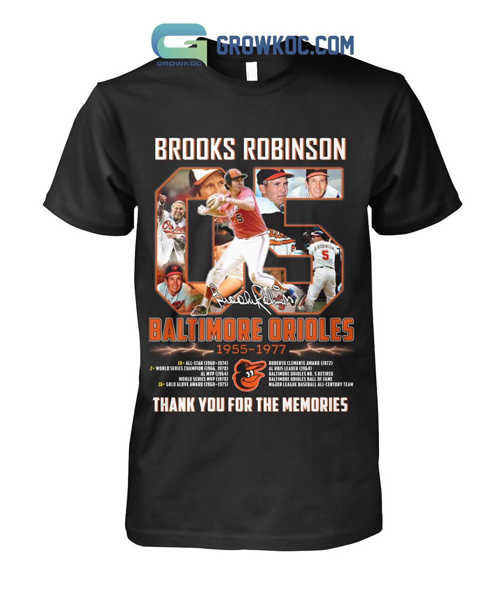 Brooks Robinson Orioles no.5 - Brooks Robinson - T-Shirt