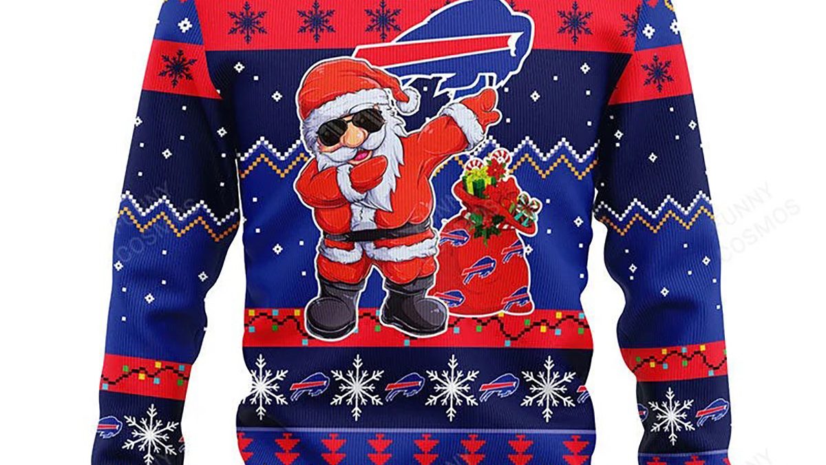 Cute Buffalo Bills Funny Santa Claus Dabbing Christmas 2020 NFL