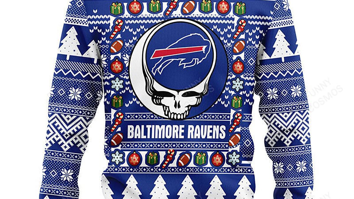 Buffalo Bills Ugly Christmas Sweater Black