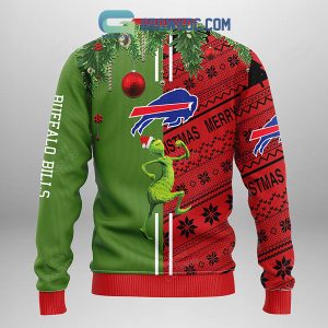 Buffalo Bills Grinch & Scooby Doo Christmas Ugly Sweater