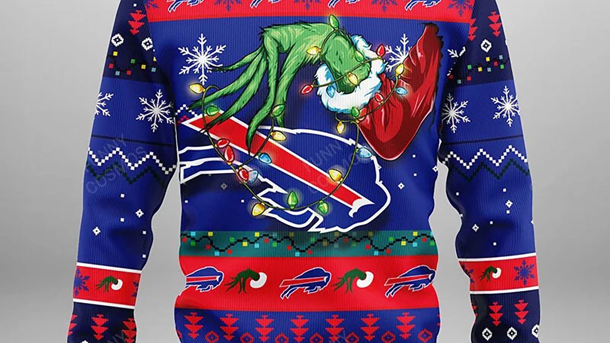 Buffalo Bills Grinch Ugly Sweater Christmas Gift Idea For Fan -  Reallgraphics