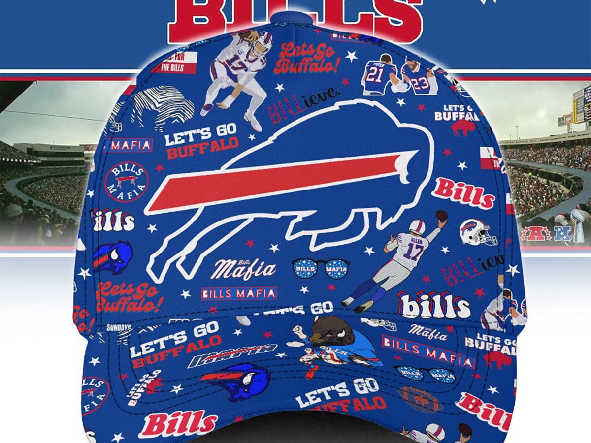 Buffalo Bills Let's Go Buffalo Blue Design Cap - Growkoc