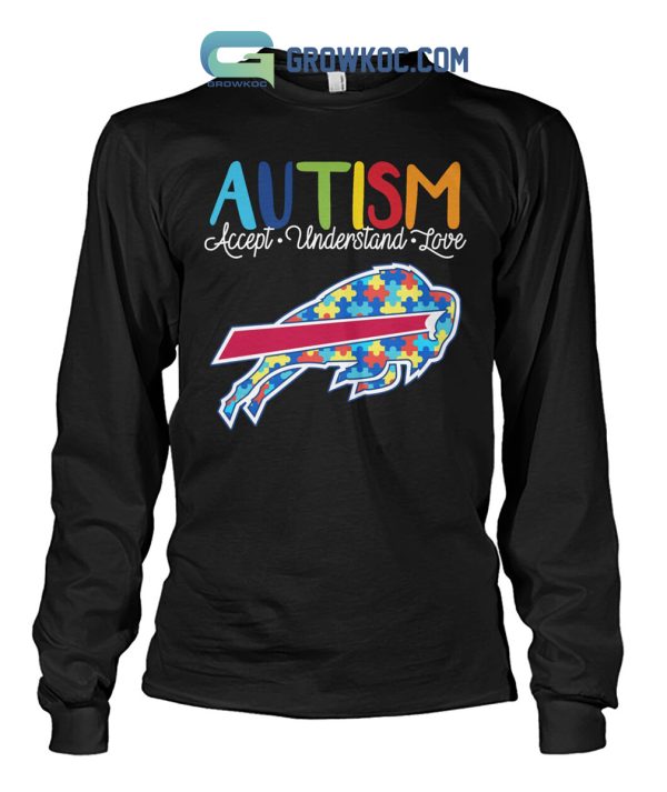 Buffalo Bills NFL Autism Awareness Accept Understand Love Shirt