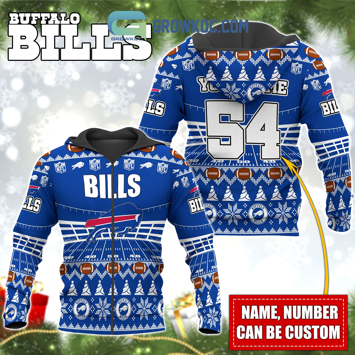 Buffalo Bills NFL Christmas Logo 2023 shirt, hoodie, sweater, long