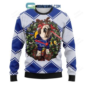 Buffalo Bills Pub Dog Christmas Ugly Sweater