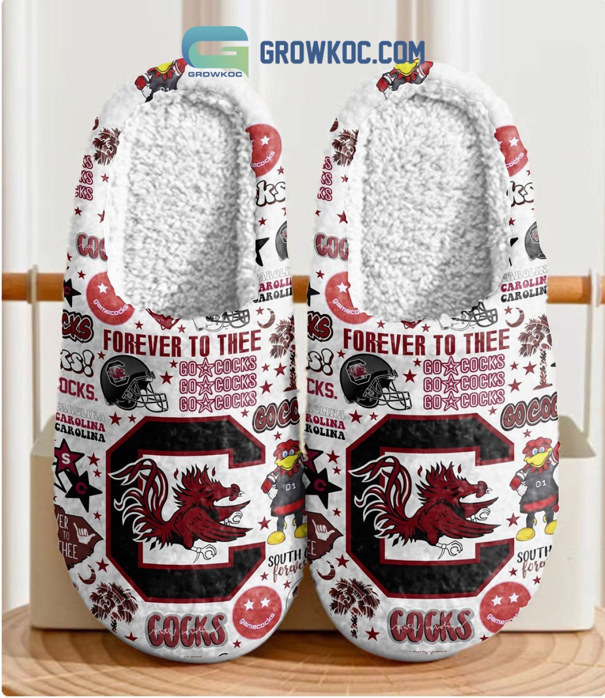 Carolina Game Cocks Forever To Thee Go Cocks Clogs Crocs - Growkoc