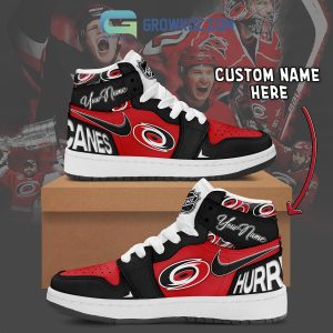 Carolina Hurricanes NHL Personalized Air Jordan 1 Shoes