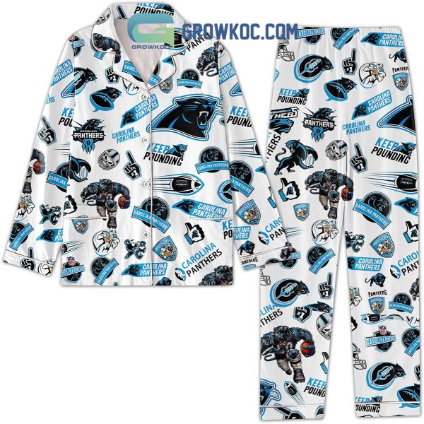 Carolina Panthers Keep Pounding Pajamas Set