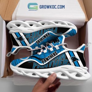 Carolina Panthers NFL Clunky Sneakers Max Soul Shoes
