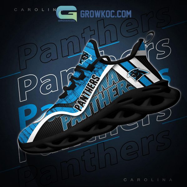 Carolina Panthers NFL Clunky Sneakers Max Soul Shoes