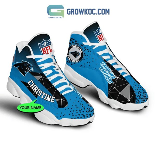 Carolina Panthers NFL Personalized Air Jordan 13 Sport Shoes