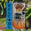 Chicago Bears NFL Welcome Fall Pumpkin Personalized House Garden Flag