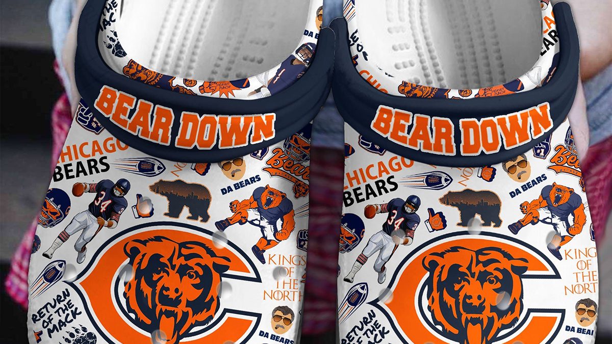 Chicago Bears Bear Down Return Of The Mack Kings Of The North Clogs Crocs -  Growkoc