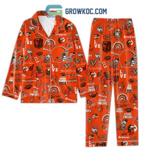 Chicago Bears Beardown Love Pajamas Set