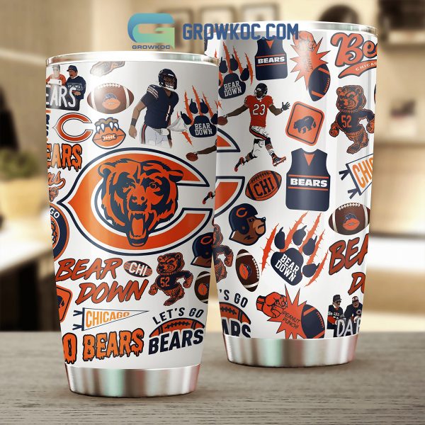 Chicago Bears Let’s Go Bear Down Tumbler