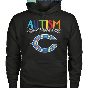Chicago Bears NFL Autism Awareness Accept Understand Love Shirt
