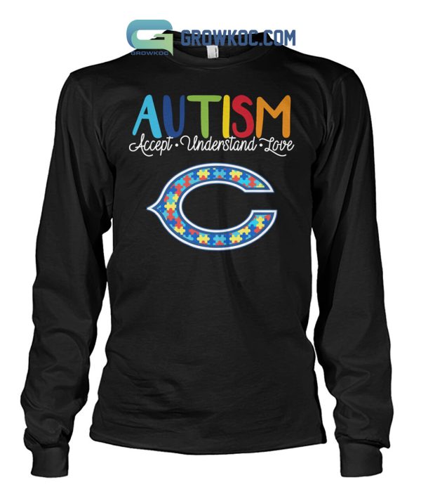 Chicago Bears NFL Autism Awareness Accept Understand Love Shirt